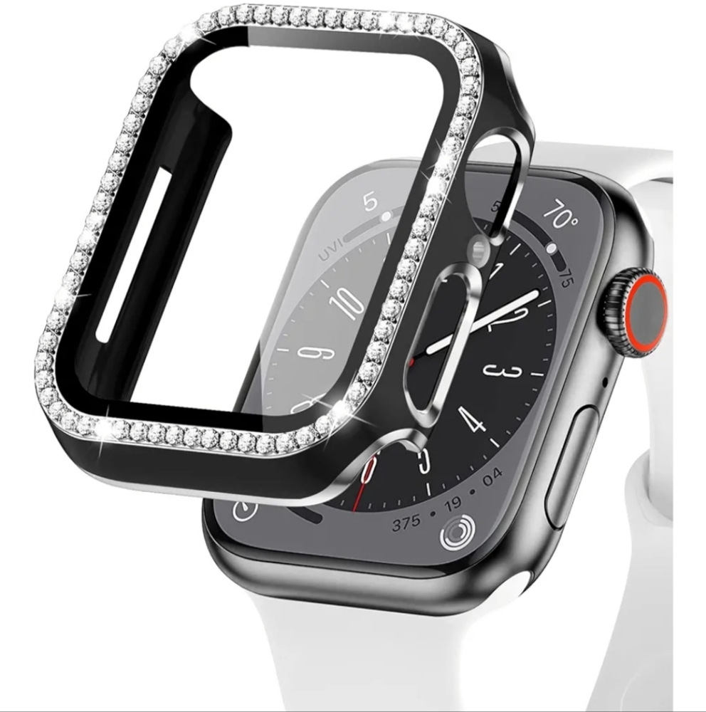 Bling Rhinestone Case Compatible with Apple Watch Case 44mm